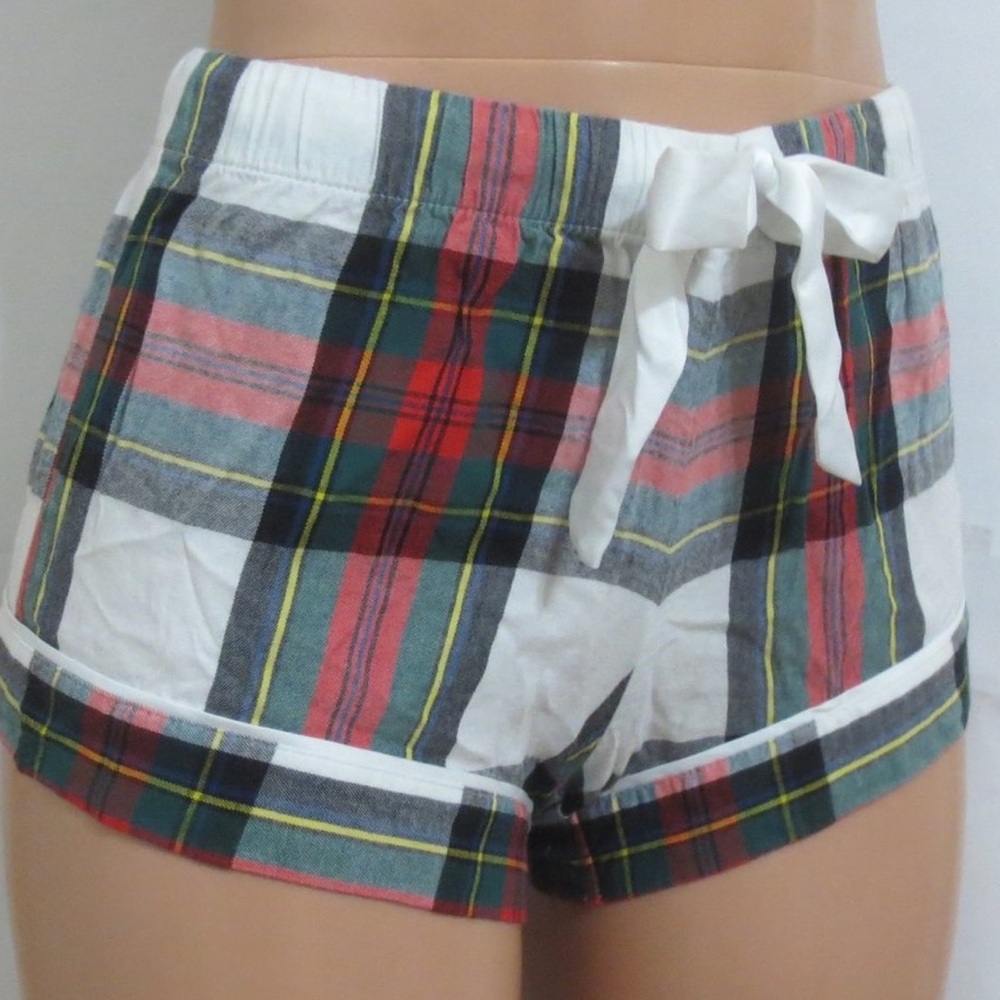 Victoria's Secret Red and Green High Waist Shorts - Picture 4 of 4
